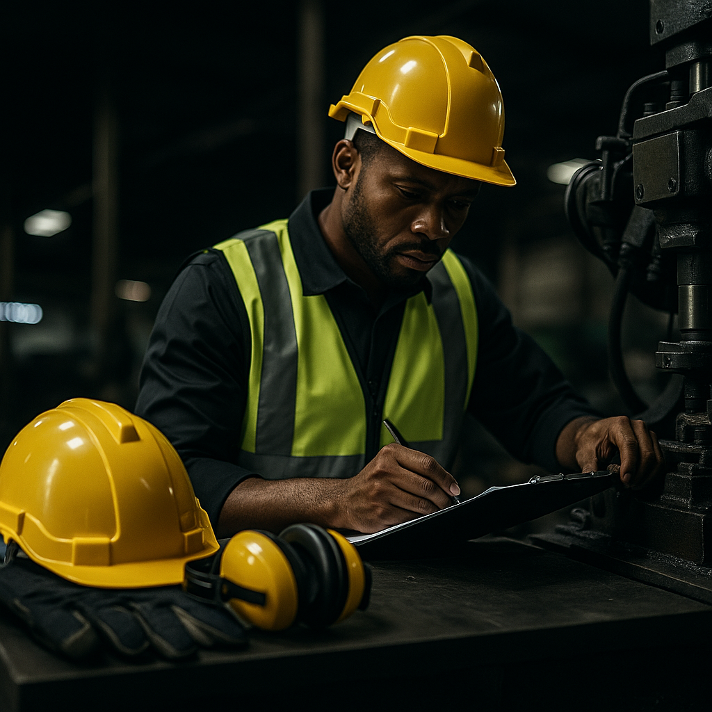Perícia em ambiente industrial e de trabalho.